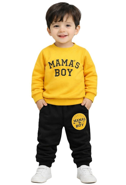Kids Dress for Boys Full Sleeve Printed T-Shirt & Pant