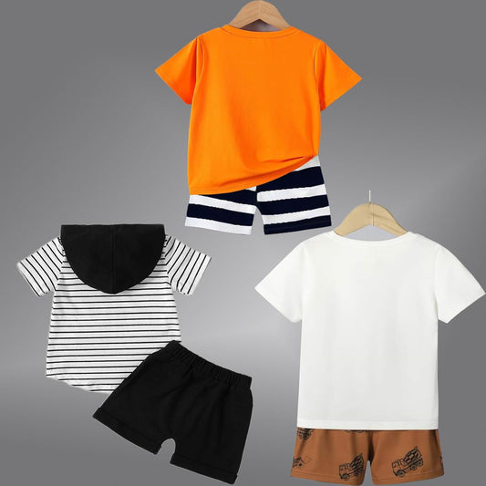 Child Cotton Clothing Sets for Baby Boys & Baby Girls Printed Kids Clothing Sets