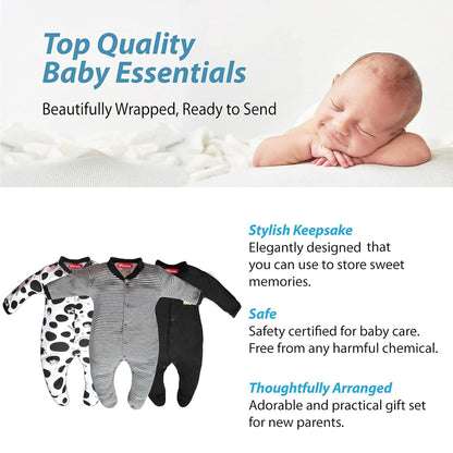 Rompers for New Born Baby Girl & Boy (Pack of 3)